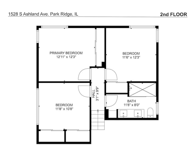 1528 S Ashland Ave, Park Ridge, IL 60068 - view of layout