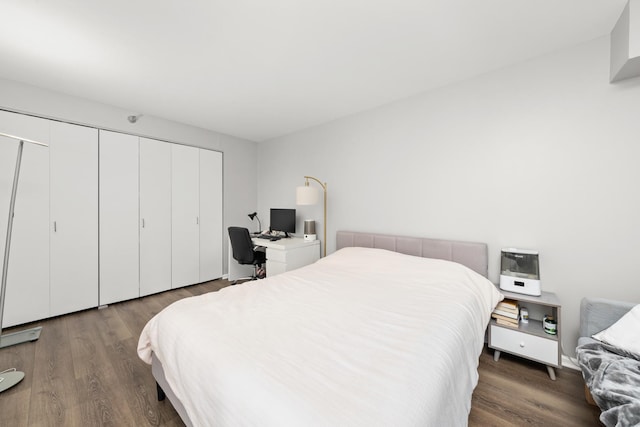 345 N La Salle Dr Unit 1205, Chicago, IL 60610 - bedroom featuring a closet and wood finished floors