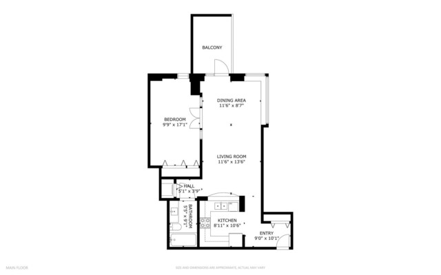 345 N La Salle Dr Unit 1205, Chicago, IL 60610 - view of layout