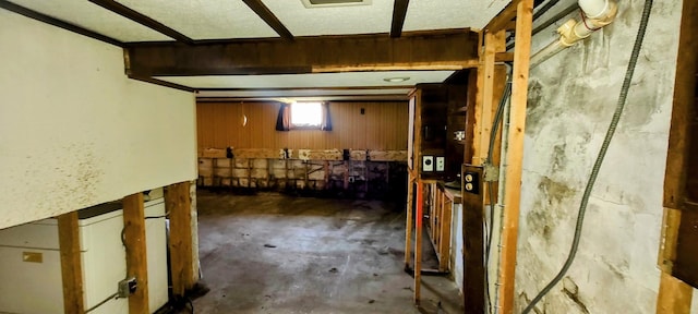 view of basement