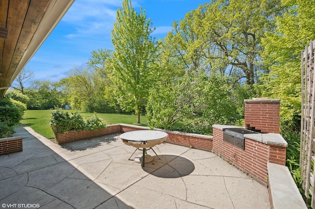 1050 Cedar Ln, Lake Forest, IL 60045 - view of patio / terrace featuring area for grilling