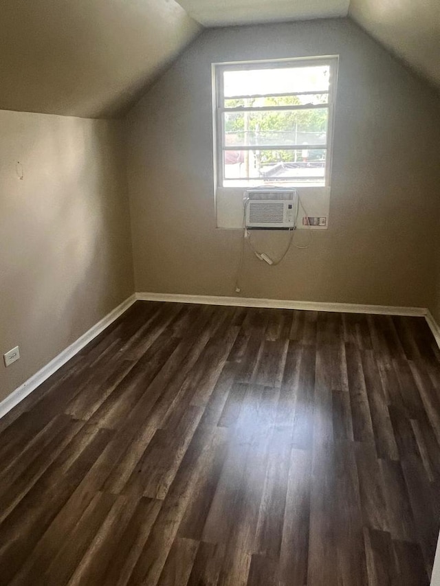14534 S Grant St, Dolton, IL 60419 - additional living space with cooling unit, dark wood-type flooring, and lofted ceiling