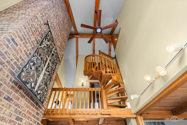 405 Cambridge Way, Bolingbrook, IL 60440 - staircase with a towering ceiling