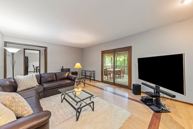 22W281 Mccarron Rd, Glen Ellyn, IL 60137 - living room with wood finished floors