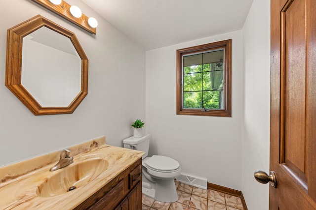22W281 Mccarron Rd, Glen Ellyn, IL 60137 - half bathroom featuring vanity and tile patterned flooring