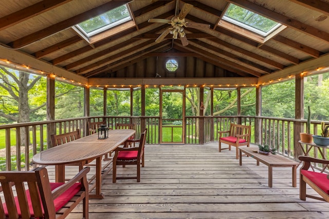 22W281 Mccarron Rd, Glen Ellyn, IL 60137 - wooden terrace featuring outdoor dining space