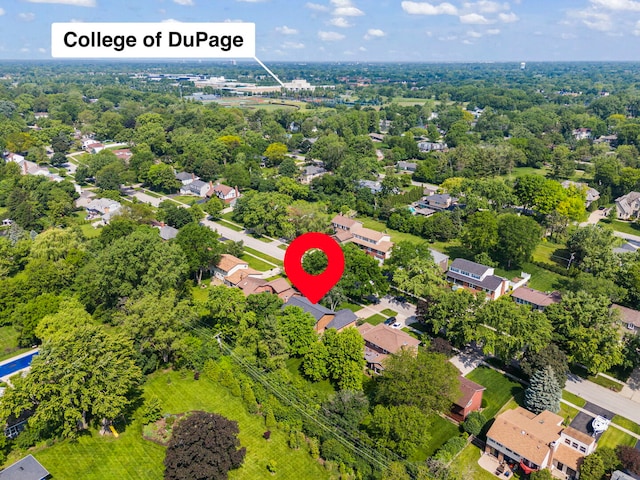 22W281 Mccarron Rd, Glen Ellyn, IL 60137 - bird's eye view