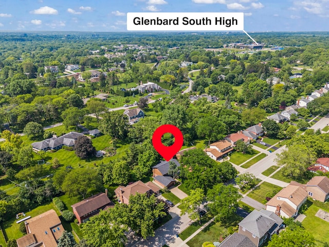 22W281 Mccarron Rd, Glen Ellyn, IL 60137 - view of property location with nearby suburban area