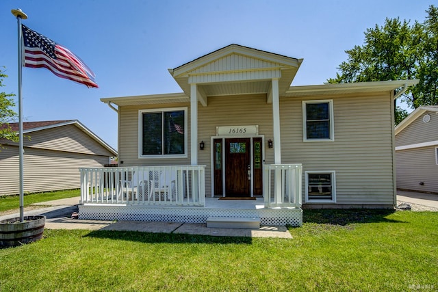 16165 Haven Ave, Orland Hills, IL 60487 - split foyer home featuring a front yard