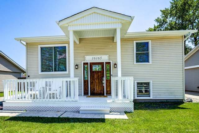 16165 Haven Ave, Orland Hills, IL 60487 - view of front facade with a front yard
