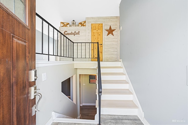 16165 Haven Ave, Orland Hills, IL 60487 - stairway featuring baseboards