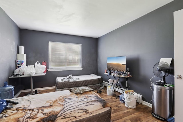 600 Mesa Dr Unit 103, Hoffman Estates, IL 60169 - bedroom featuring wood finished floors and baseboards