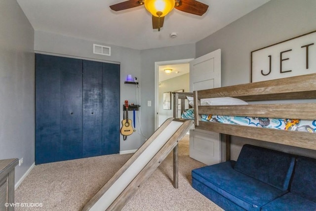 4524 Deames St, Plano, IL 60545 - bedroom featuring baseboards, carpet flooring, and visible vents
