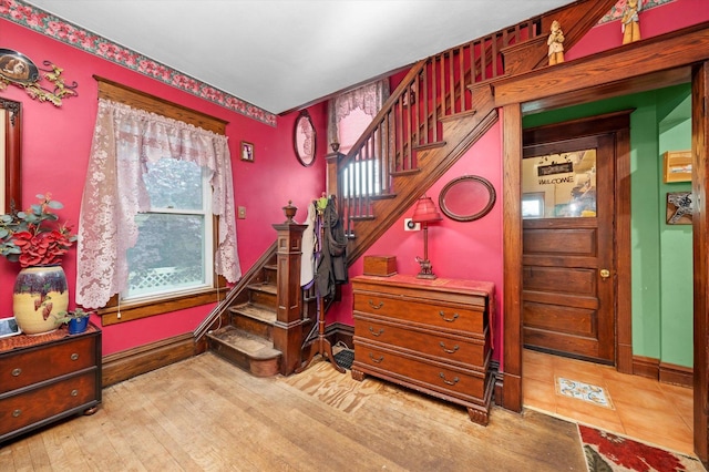 606 N Brainard Ave, La Grange Park, IL 60526 - staircase with baseboards