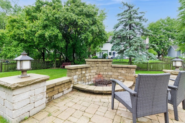 1161 Ardmore Dr, Naperville, IL 60540 - fenced backyard with a patio area