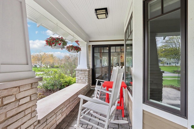 view of patio / terrace featuring a porch