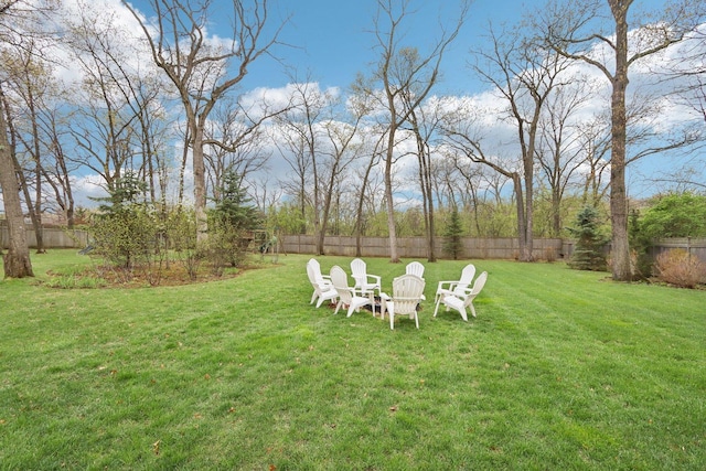 view of yard