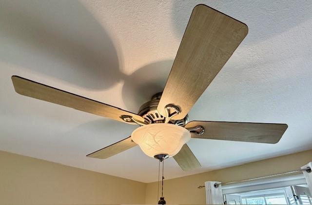 room details with ceiling fan