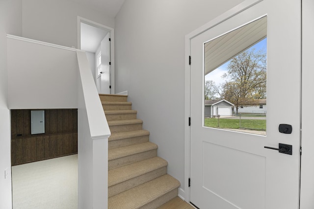18624 W Pamela Pl, Gurnee, IL 60031 - doorway to outside featuring stairway