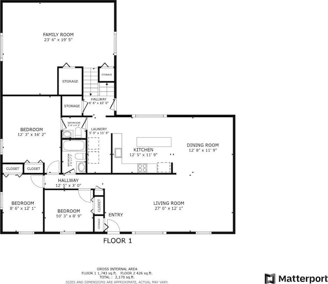 18624 W Pamela Pl, Gurnee, IL 60031 - floor plan