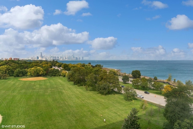 4800 S Chicago Beach Dr Unit 1005N, Chicago, IL 60615 - birds eye view of property featuring a view of city and a water view