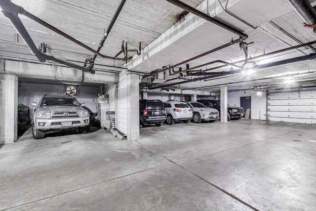view of parking deck