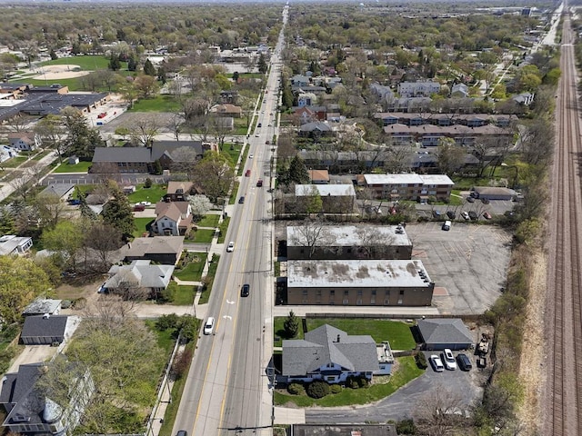 111 E Palatine Rd, Palatine, IL 60067 - birds eye view of property with a residential view