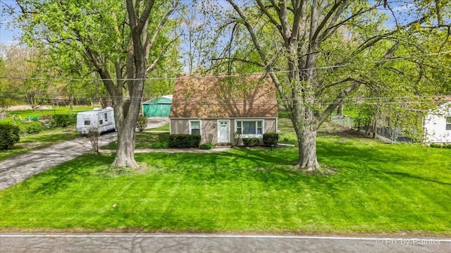 2381 Elm Rd, West Chicago, IL 60185 - view of front of house featuring a front yard and driveway