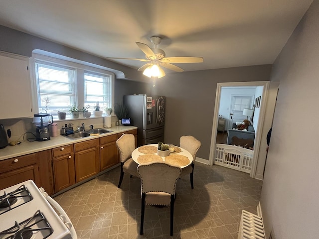 5834 S Keeler Ave, Chicago, IL 60629 - dining space with ceiling fan