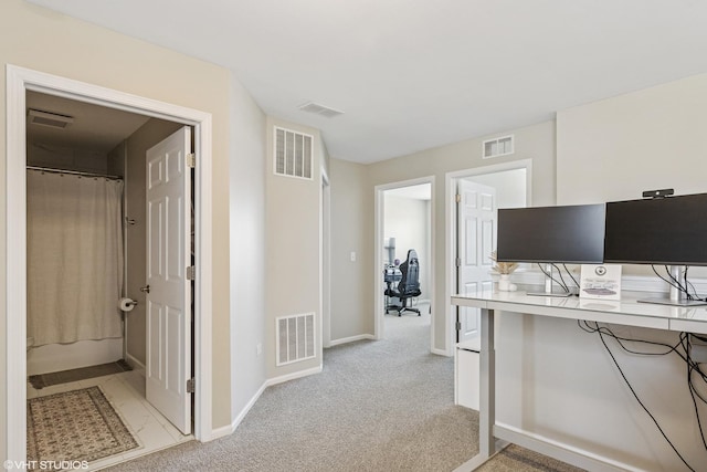 1499 Shagbark Dr, Bolingbrook, IL 60490 - home office with baseboards and visible vents