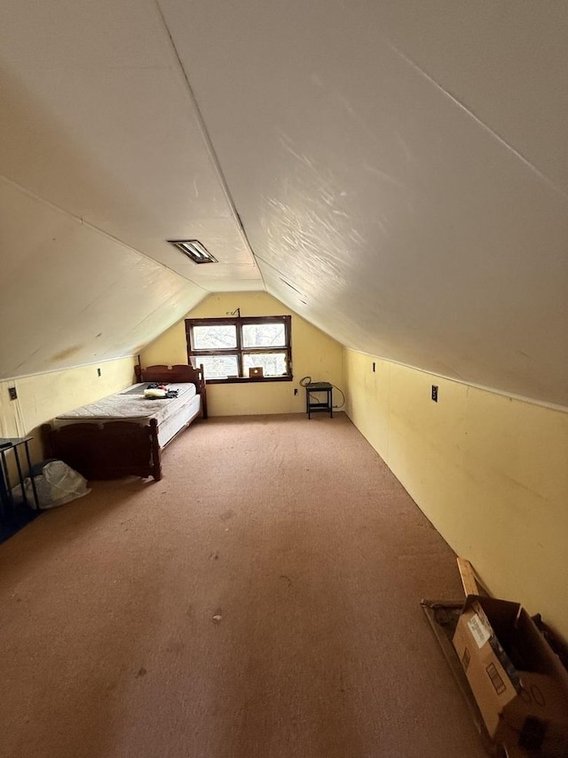 1004 Nowell Ave, Joliet, IL 60433 - additional living space featuring visible vents, carpet, and lofted ceiling