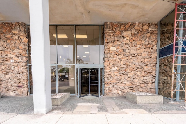 7234 W N Ave Unit 1005, Elmwood Park, IL 60707 - entrance to property with stone siding