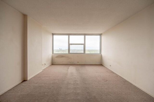 7234 W N Ave Unit 1005, Elmwood Park, IL 60707 - carpeted empty room with a textured ceiling and baseboards