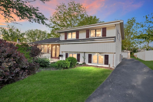 6029 Osage Ave, Downers Grove, IL 60516 - split level home featuring an outbuilding and a detached garage