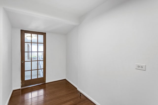 6029 Osage Ave, Downers Grove, IL 60516 - empty room with dark wood-type flooring and baseboards