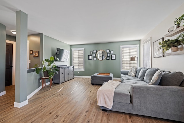 1352 Dahlgren Ln, Minooka, IL 60447 - living area with plenty of natural light and wood finished floors