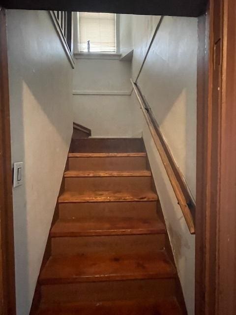 view of stairs