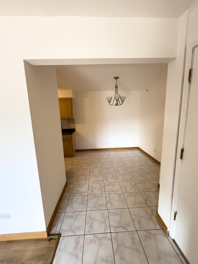 10310 Ridgeland Ave Unit 307, Chicago Ridge, IL 60415 - unfurnished dining area featuring baseboards