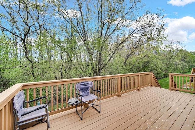13083 Timber Ct, Palos Heights, IL 60463 - view of wooden terrace