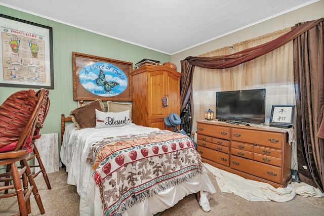 5203 W Court St, Monee, IL 60449 - carpeted bedroom with crown molding