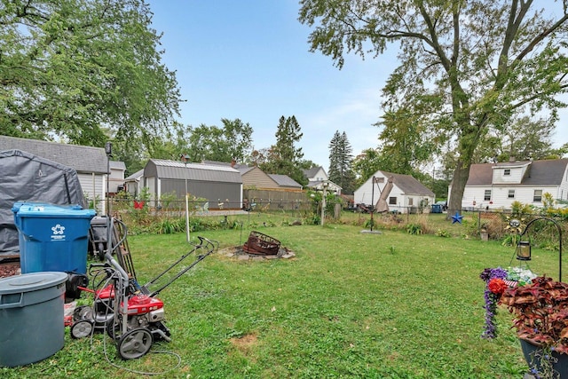 5203 W Court St, Monee, IL 60449 - view of yard with a residential view