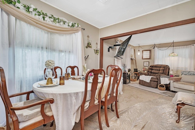 5203 W Court St, Monee, IL 60449 - dining space with crown molding