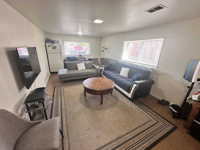 9911 Kedvale Ave, Skokie, IL 60076 - living room with baseboards and visible vents