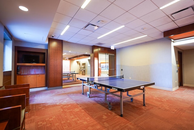 400 E Randolph St Unit 906, Chicago, IL 60601 - rec room with light colored carpet