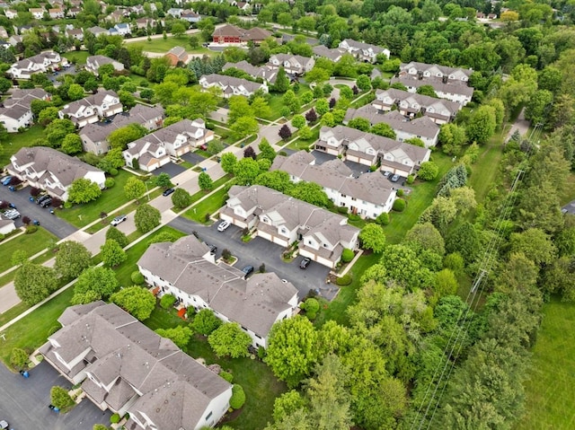 3412 Blue Ridge Dr, Carpentersville, IL 60110 - aerial view of property and surrounding area with nearby suburban area