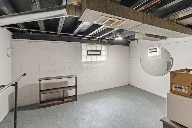 1319 Washington St, Chicago Heights, IL 60411 - below grade area featuring visible vents
