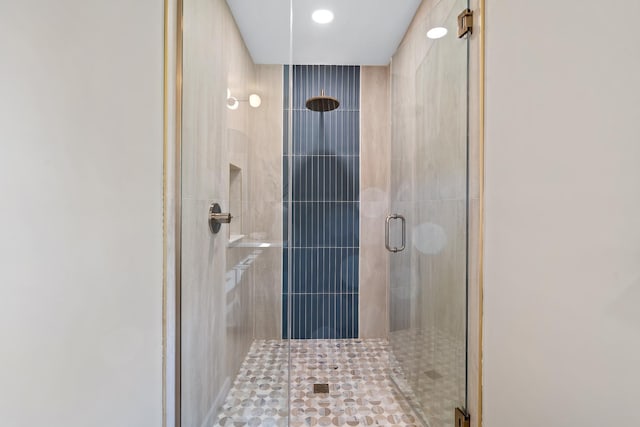 16 S Northampton Dr, Geneva, IL 60134 - bathroom with a shower stall and recessed lighting