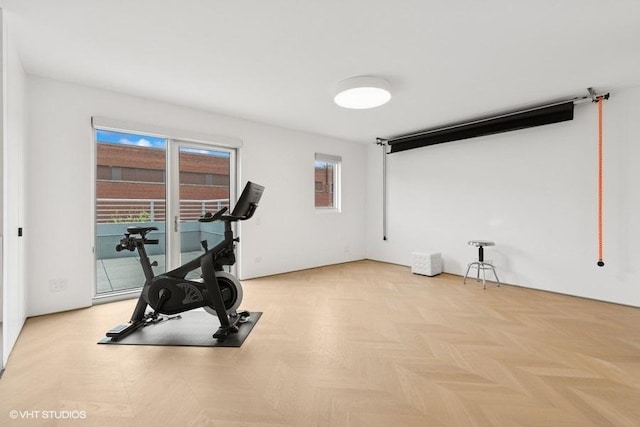1917 S Calumet Ave, Chicago, IL 60616 - workout room with healthy amount of natural light