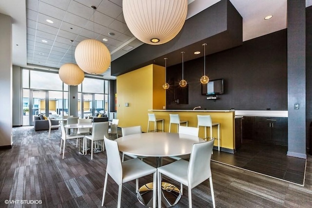 1917 S Calumet Ave, Chicago, IL 60616 - dining room featuring expansive windows and recessed lighting