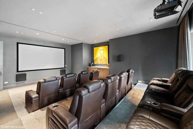 118 E Erie St Unit 19C, Chicago, IL 60611 - cinema room with recessed lighting